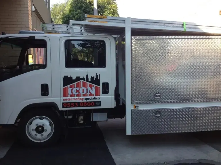 metal roofers team
